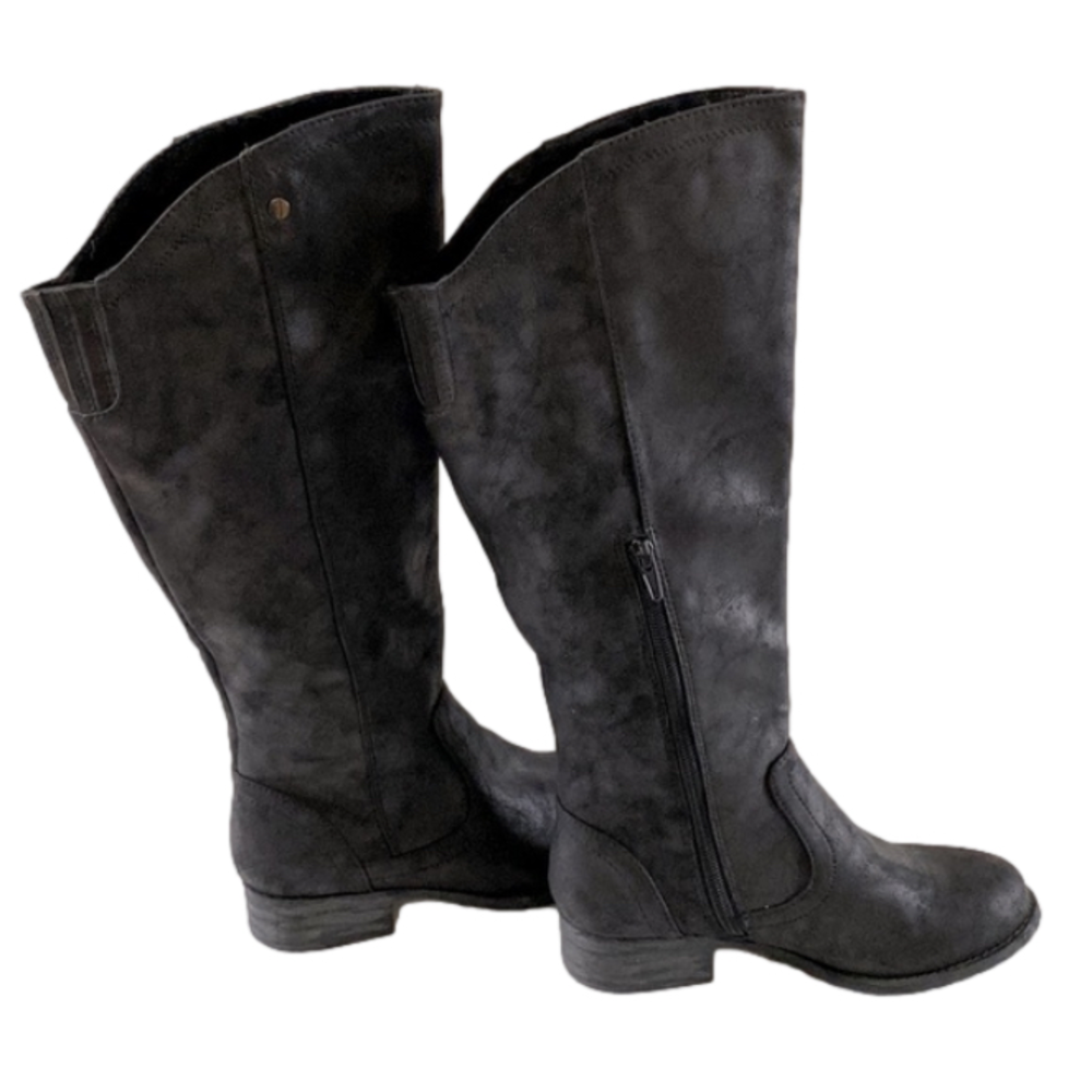 NWT Buckle Dante calf riding heeled boots size 5 woman’s